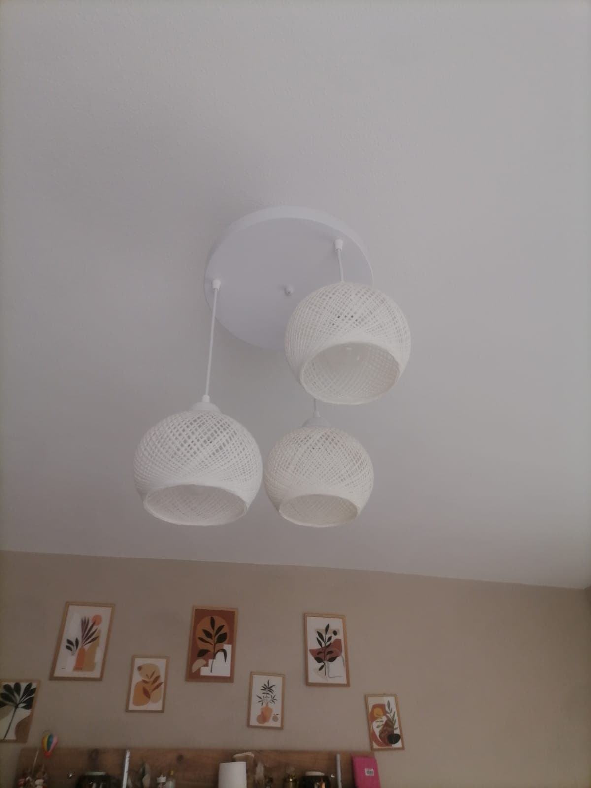 Üçlü Avize Montajı